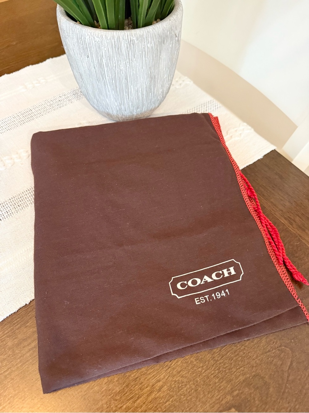 Coach Dust Bag